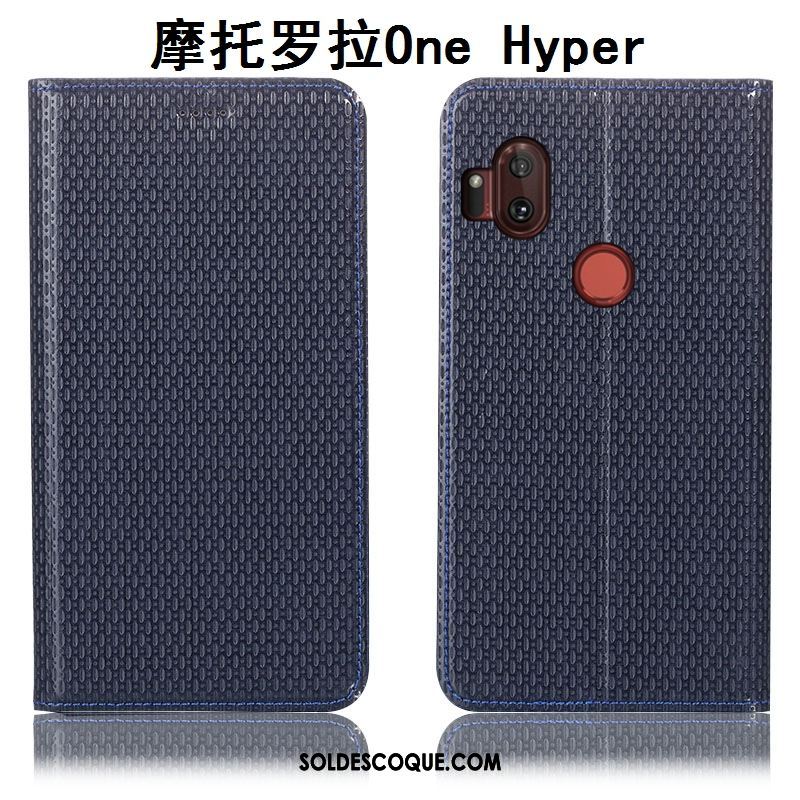 Coque Motorola One Hyper Cuir Véritable Protection Incassable Téléphone Portable Tout Compris Pas Cher