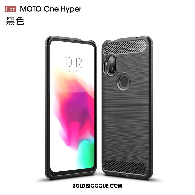 Coque Motorola One Hyper Fibre Incassable Antidérapant Étui Business Pas Cher