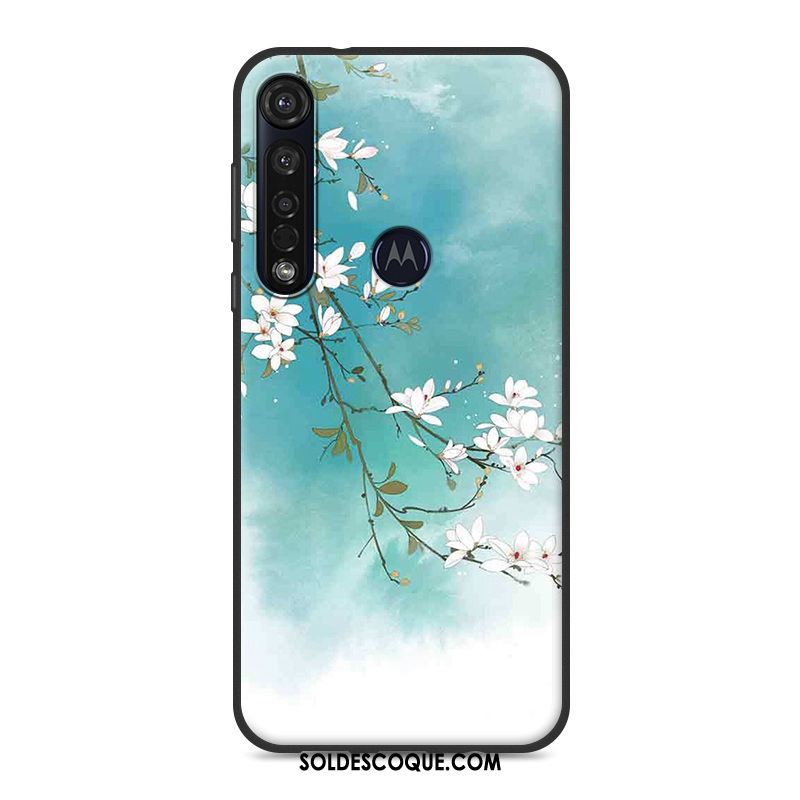 Coque Motorola One Macro Style Chinois Incassable Coque En Silicone Téléphone Portable Étui Soldes