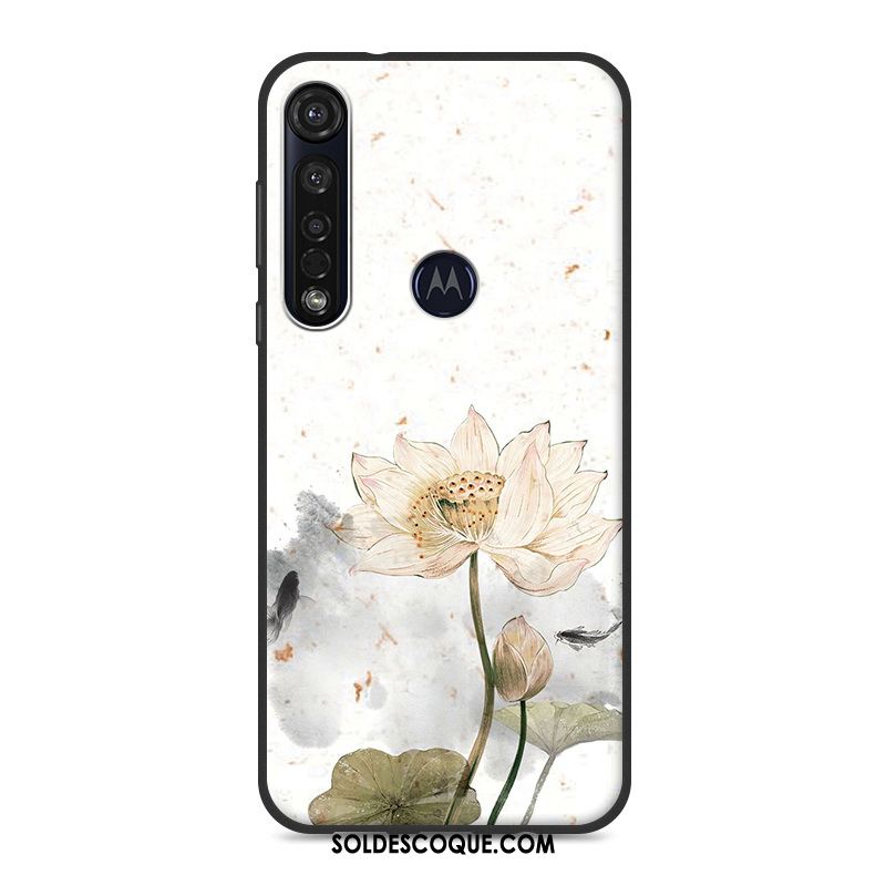 Coque Motorola One Macro Style Chinois Incassable Coque En Silicone Téléphone Portable Étui Soldes