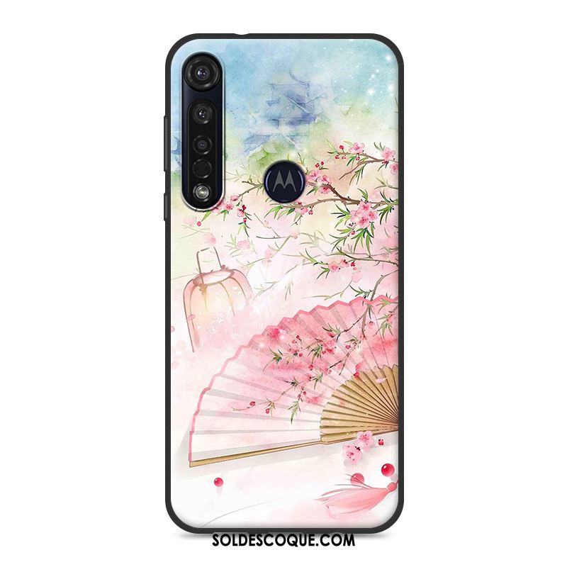 Coque Motorola One Macro Style Chinois Incassable Coque En Silicone Téléphone Portable Étui Soldes