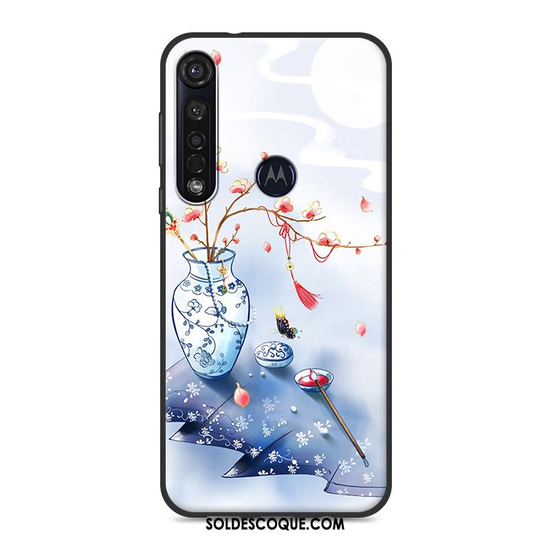 Coque Motorola One Macro Style Chinois Incassable Coque En Silicone Téléphone Portable Étui Soldes