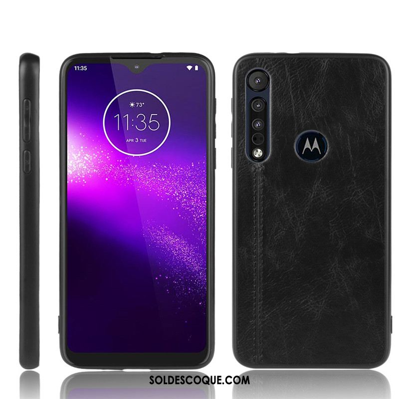 Coque Motorola One Macro Étui Modèle Fleurie Rouge Téléphone Portable Difficile Pas Cher