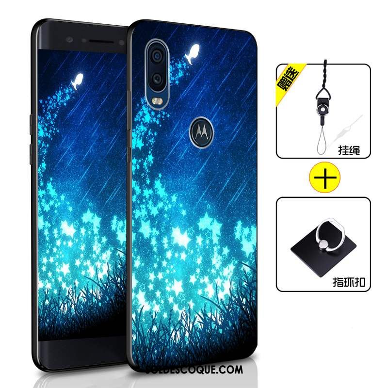 Coque Motorola One Vision Étui Tout Compris Téléphone Portable Vert Incassable Pas Cher