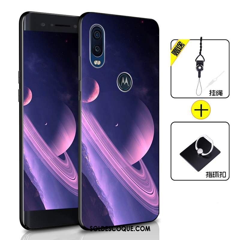 Coque Motorola One Vision Étui Tout Compris Téléphone Portable Vert Incassable Pas Cher