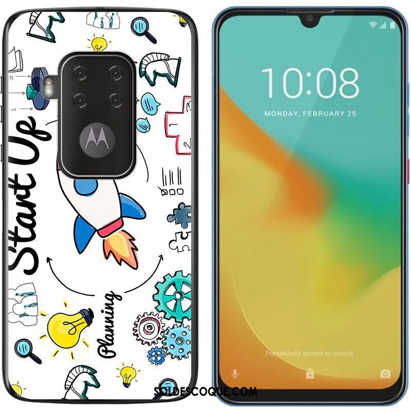 Coque Motorola One Zoom Fluide Doux Tendance Téléphone Portable Nouveau Peinture Pas Cher