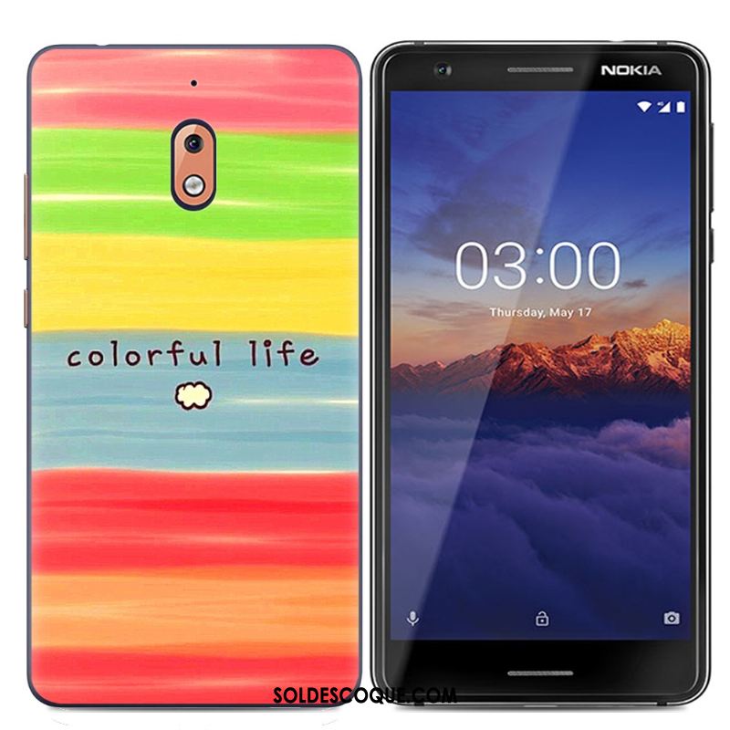 Coque Nokia 2.1 Charmant Simple Créatif Bleu Protection Pas Cher