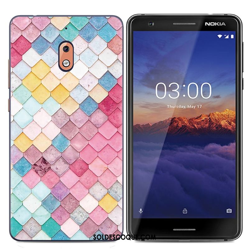 Coque Nokia 2.1 Charmant Simple Créatif Bleu Protection Pas Cher