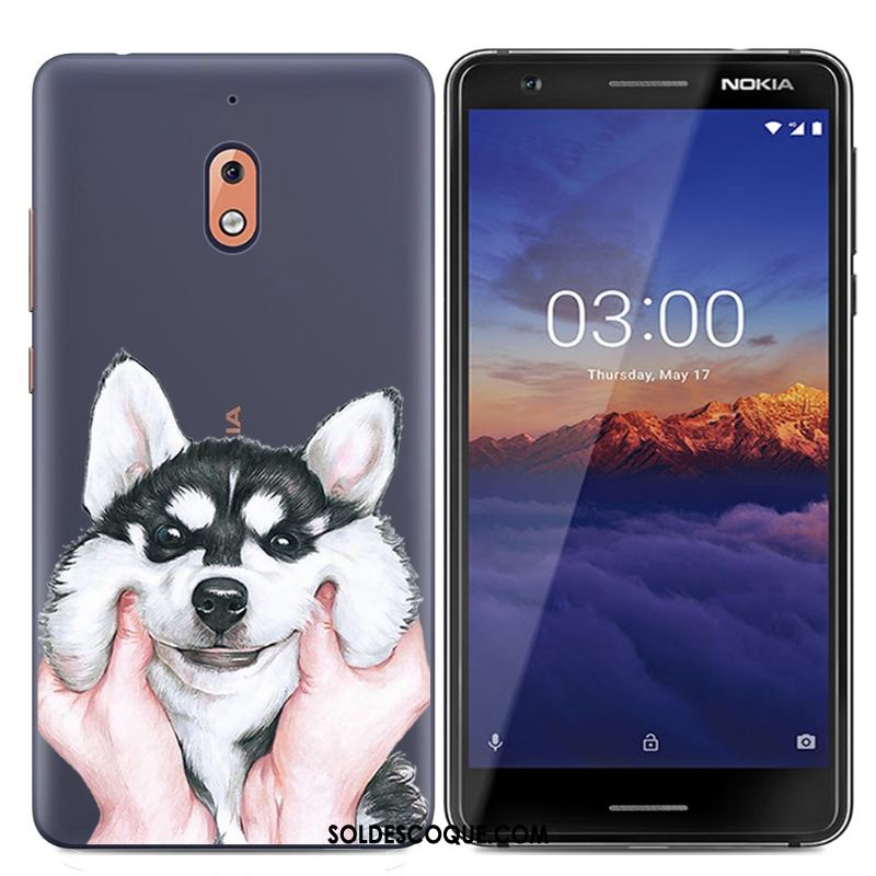 Coque Nokia 2.1 Charmant Simple Créatif Bleu Protection Pas Cher