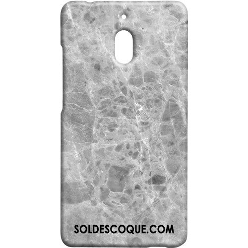 Coque Nokia 2.1 Modèle Fleurie Personnalité Téléphone Portable Délavé En Daim Gris Housse Pas Cher