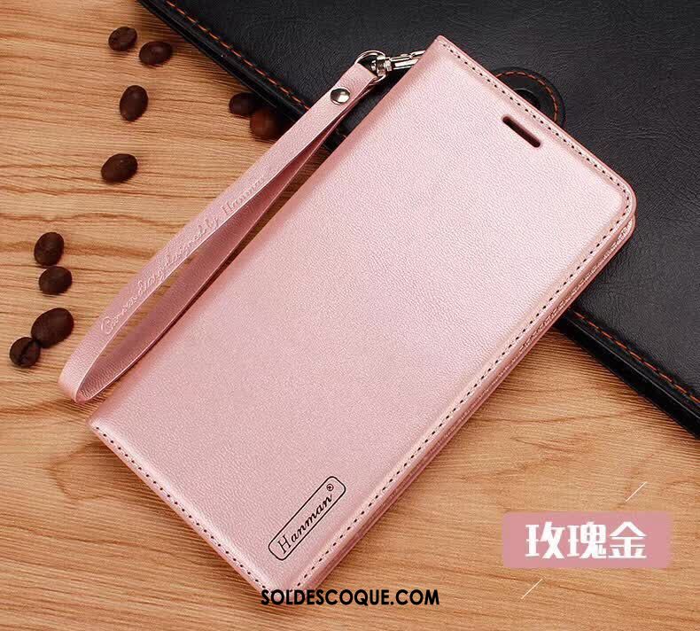 Coque Nokia 2.2 Protection Étui En Cuir Rose Incassable Clamshell Pas Cher