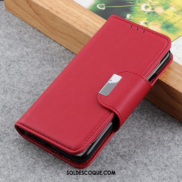 Coque Nokia 2.3 Modèle Fleurie Étui Téléphone Portable Rouge Peau De Mouton France