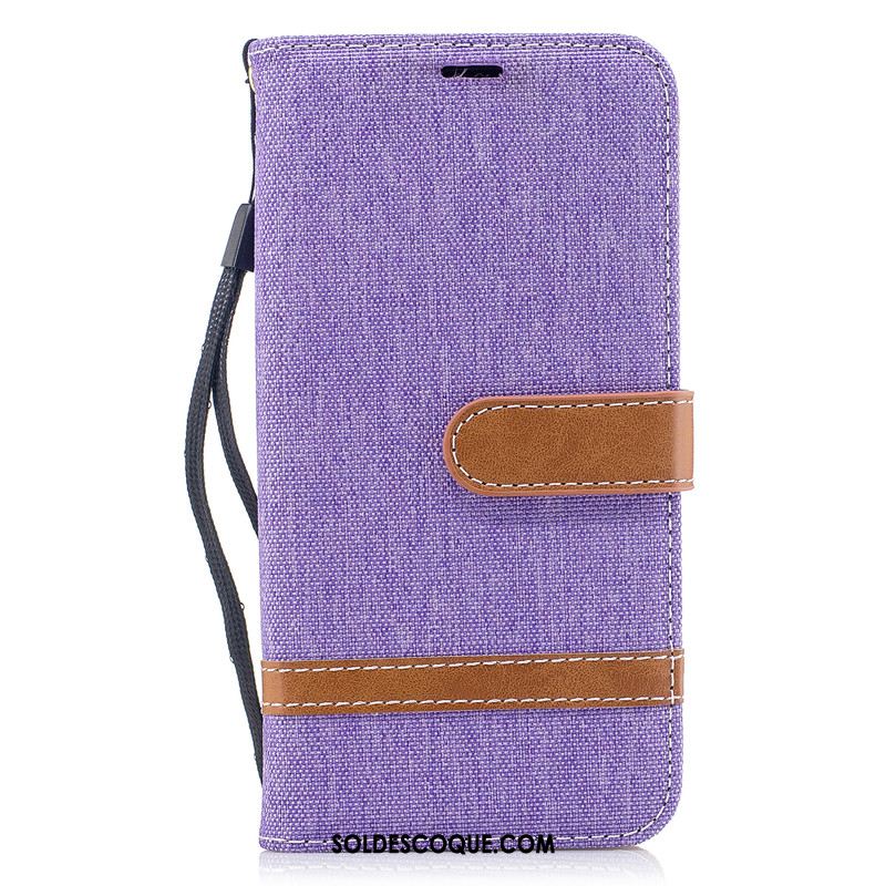 Coque Nokia 2.3 Protection En Denim Téléphone Portable Gris Portefeuille Pas Cher