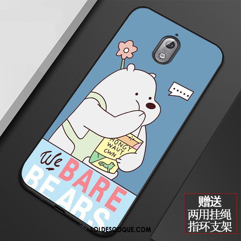 Coque Nokia 3.1 Dessin Animé Protection Fluide Doux Tout Compris Charmant Housse Soldes