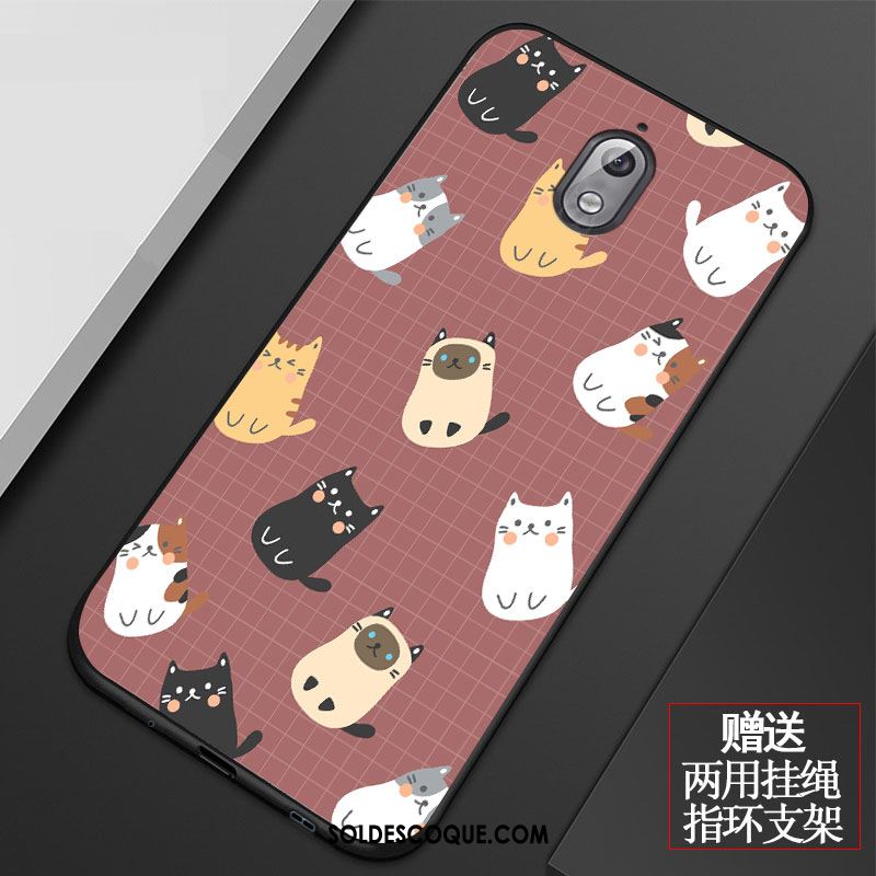 Coque Nokia 3.1 Dessin Animé Protection Fluide Doux Tout Compris Charmant Housse Soldes