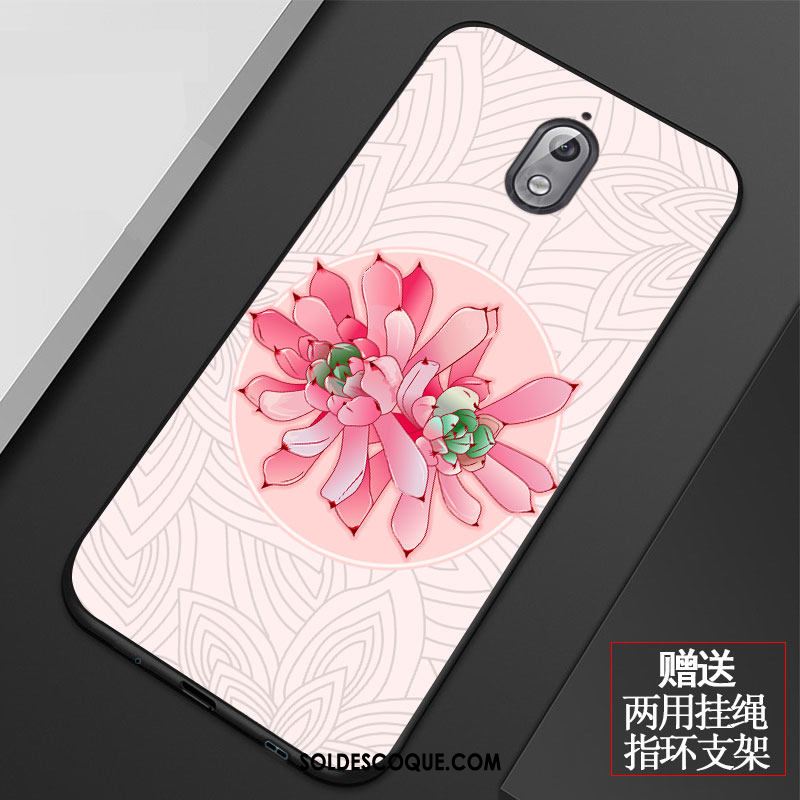 Coque Nokia 3.1 Frais Fleur Incassable Téléphone Portable Silicone En Vente