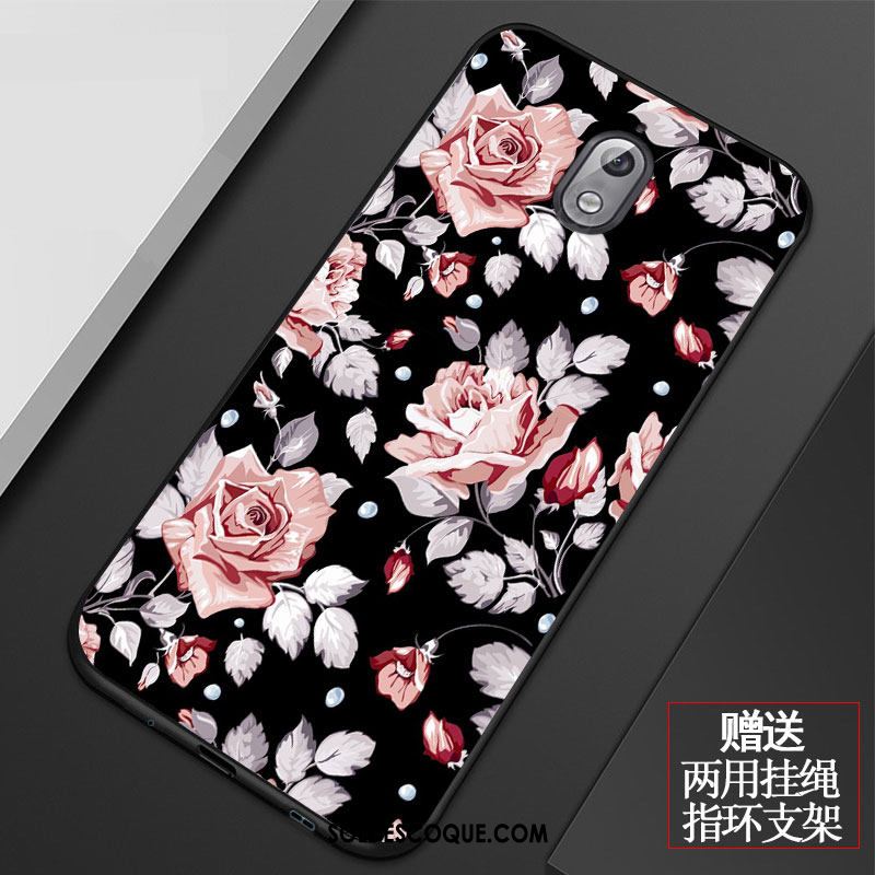 Coque Nokia 3.1 Frais Fleur Incassable Téléphone Portable Silicone En Vente