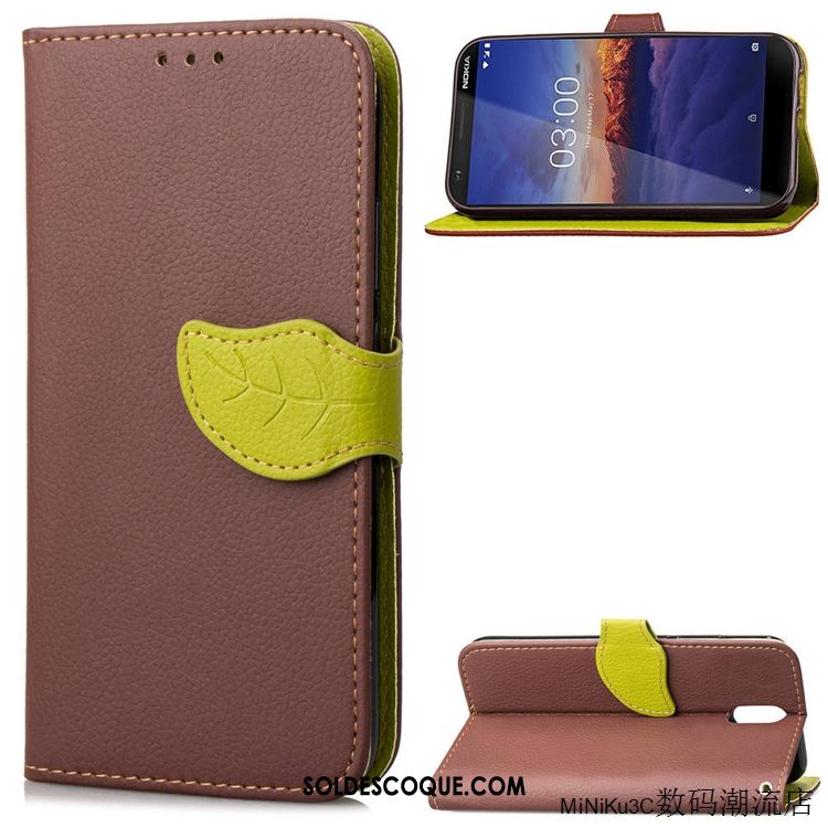 Coque Nokia 3.1 Incassable Étui Étui En Cuir Fluide Doux Tout Compris En Ligne