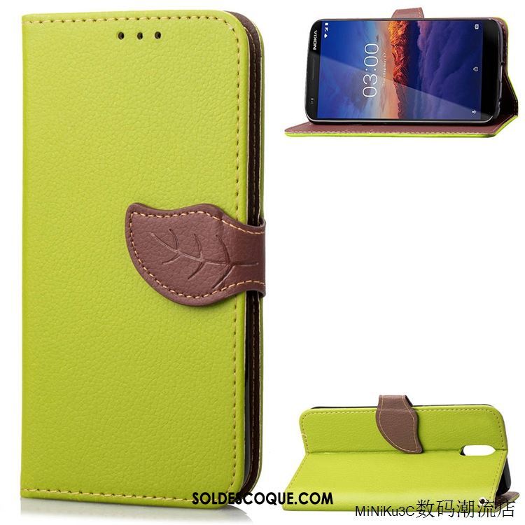 Coque Nokia 3.1 Incassable Étui Étui En Cuir Fluide Doux Tout Compris En Ligne