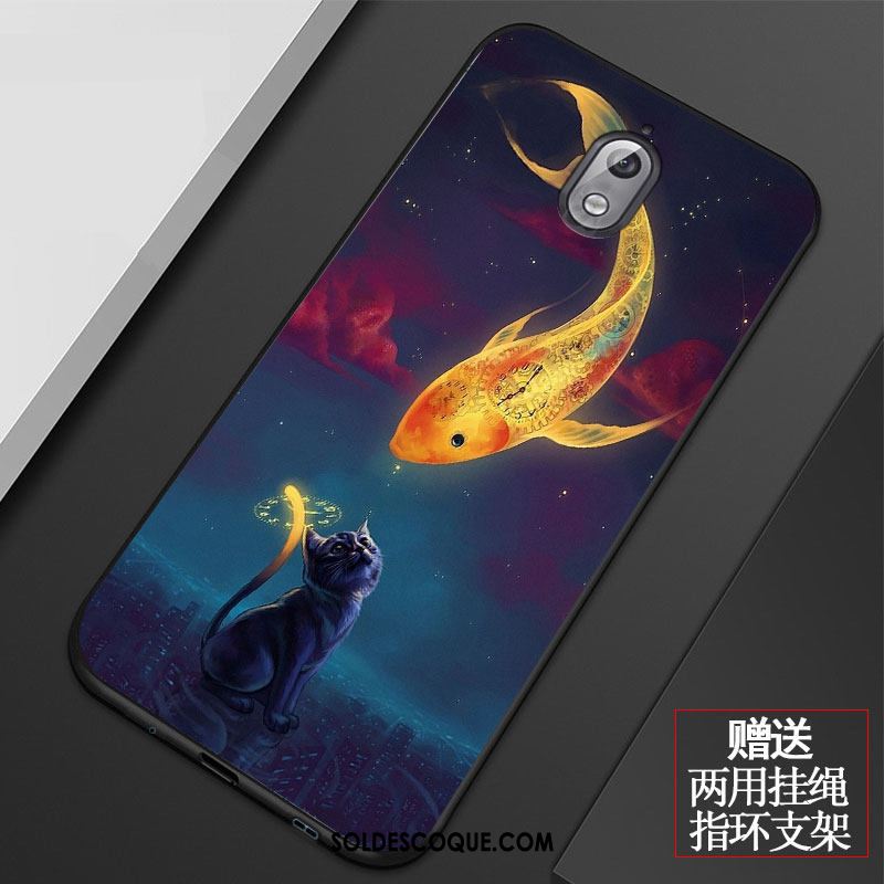 Coque Nokia 3.1 Personnalité Multicolore Incassable Tout Compris Fluide Doux Housse Pas Cher