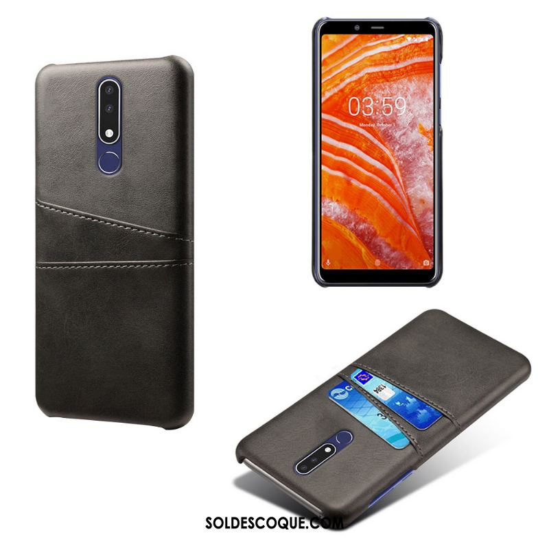 Coque Nokia 3.1 Plus Carte Protection Vert Étui Téléphone Portable Housse En Vente