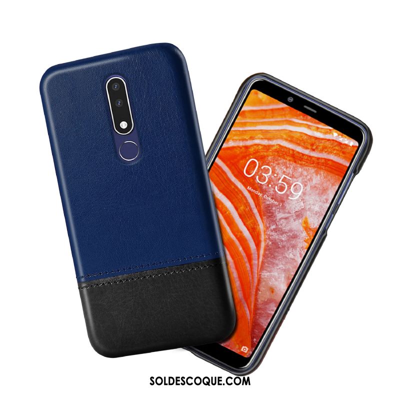 Coque Nokia 3.1 Plus Protection Clair Incassable Cuir Qualité Housse Pas Cher