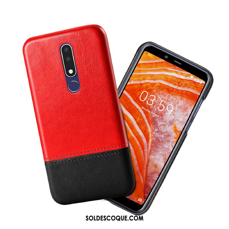 Coque Nokia 3.1 Plus Protection Clair Incassable Cuir Qualité Housse Pas Cher