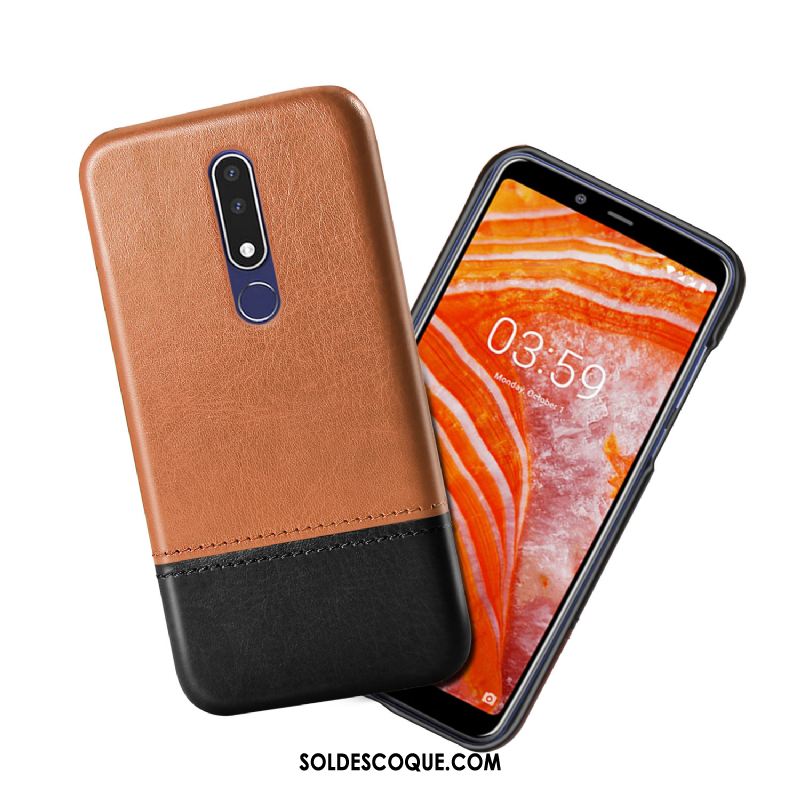 Coque Nokia 3.1 Plus Protection Clair Incassable Cuir Qualité Housse Pas Cher