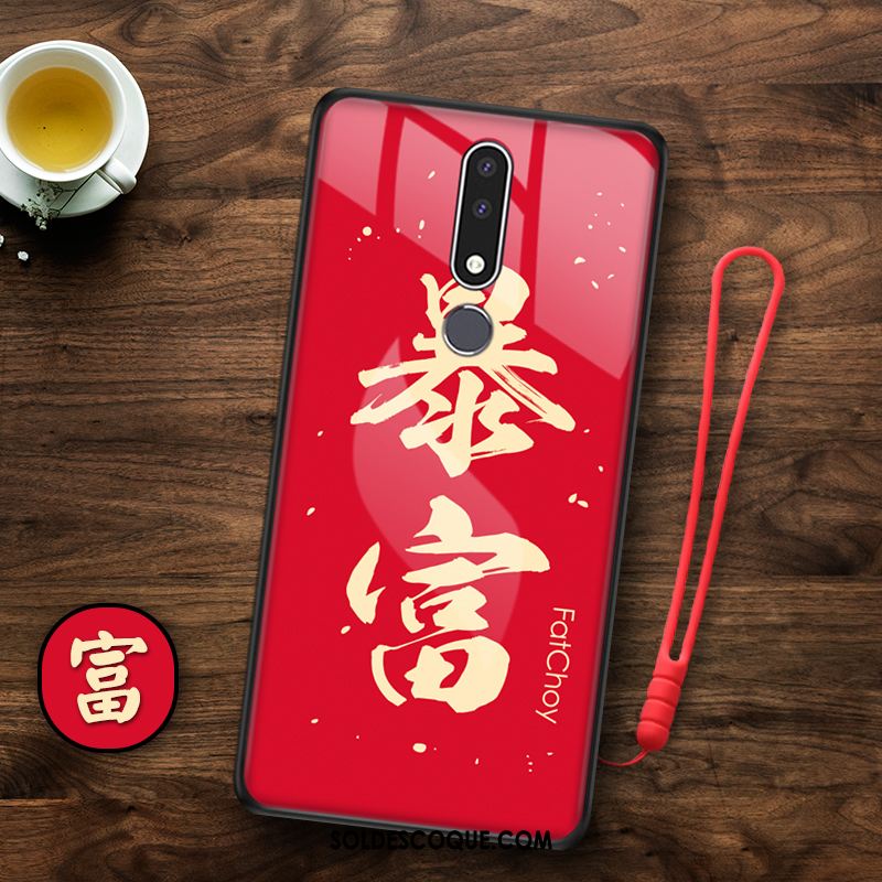 Coque Nokia 3.1 Plus Richesse Rouge Rat Tout Compris Téléphone Portable En Ligne