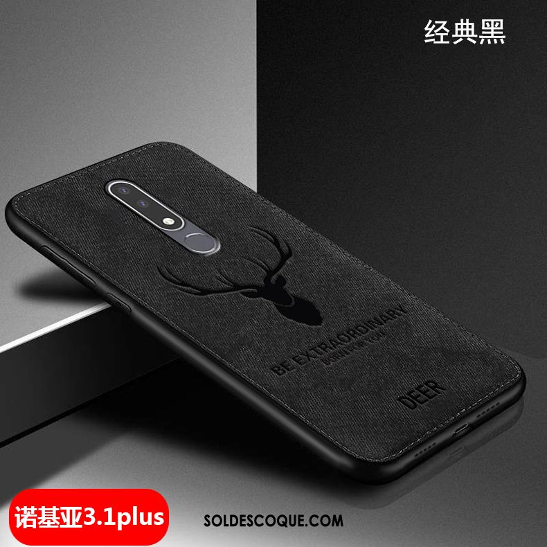 Coque Nokia 3.1 Plus Téléphone Portable Étui Incassable Tendance Silicone Pas Cher