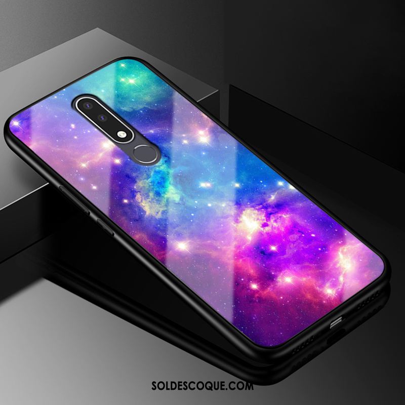 Coque Nokia 3.1 Plus Violet Ciel Étoilé Marque De Tendance Protection Étui France