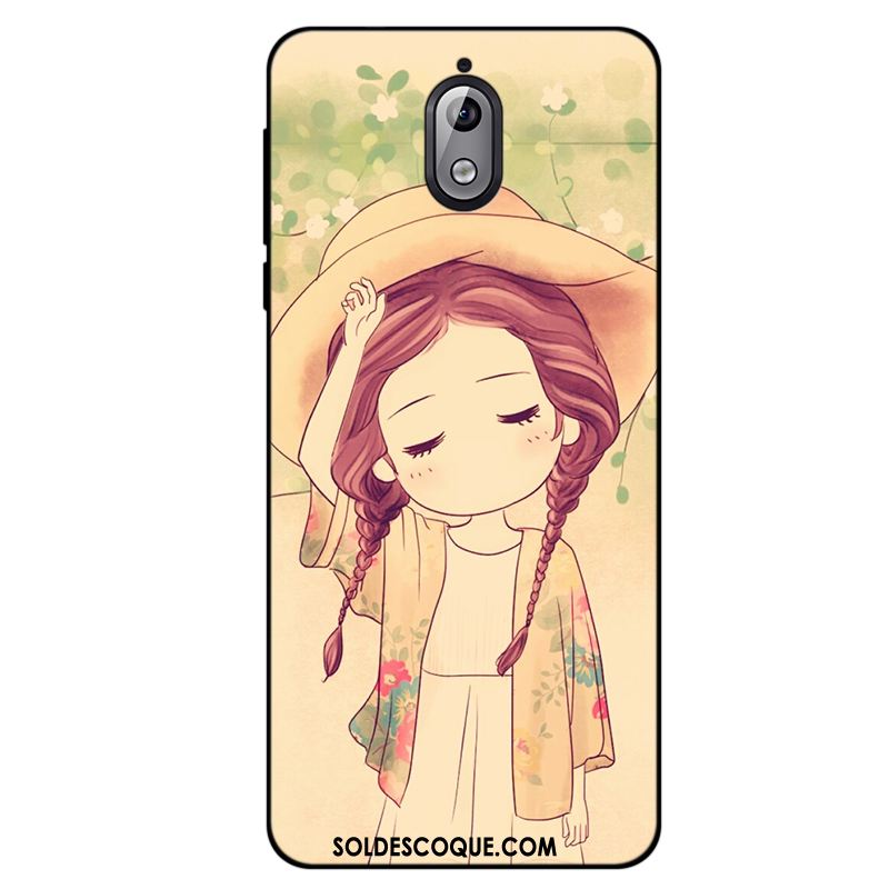 Coque Nokia 3.1 Simple Silicone Incassable Téléphone Portable Art Housse Soldes