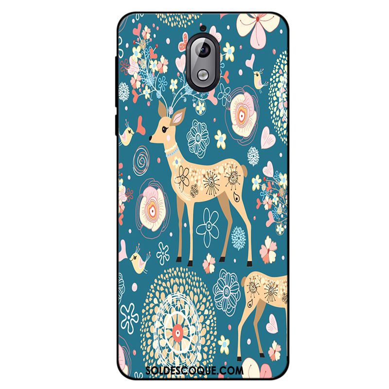 Coque Nokia 3.1 Simple Silicone Incassable Téléphone Portable Art Housse Soldes