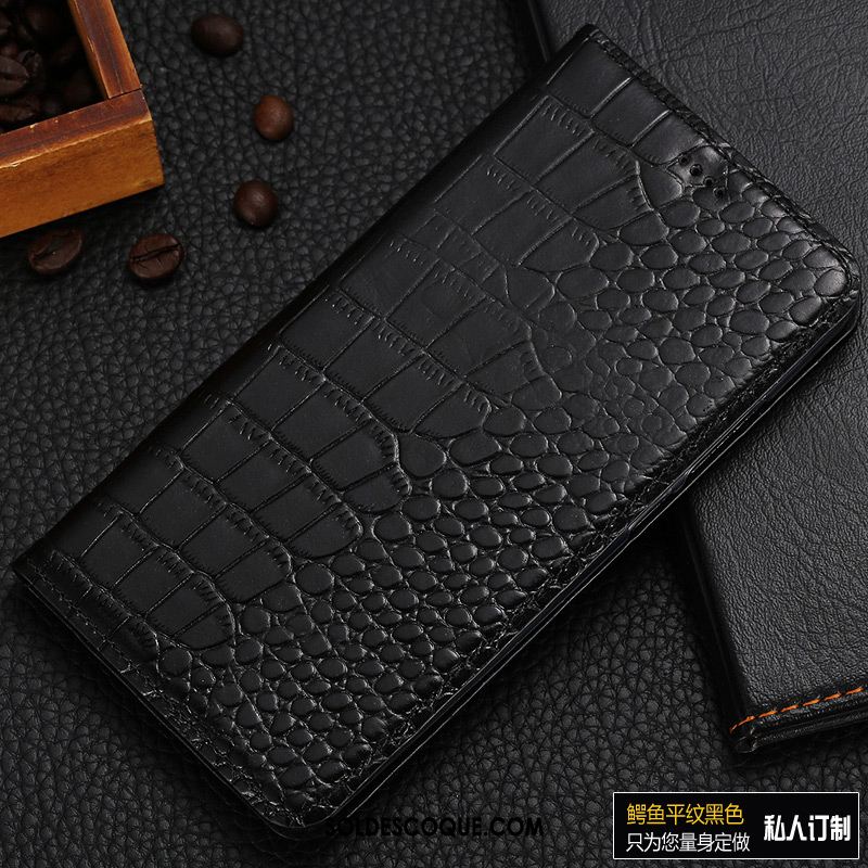 Coque Nokia 3.1 Étui En Cuir Téléphone Portable Protection Crocodile Pas Cher