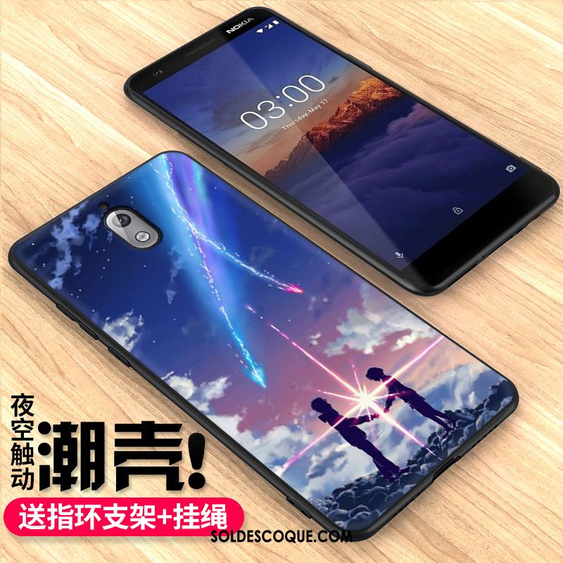 Coque Nokia 3.1 Étui Incassable Créatif Téléphone Portable Peinture Pas Cher