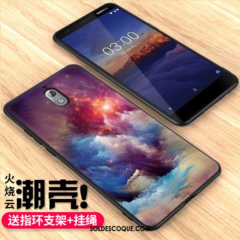 Coque Nokia 3.1 Étui Incassable Créatif Téléphone Portable Peinture Pas Cher