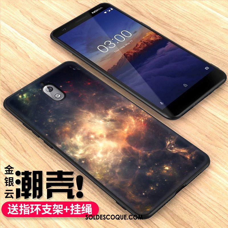 Coque Nokia 3.1 Étui Incassable Créatif Téléphone Portable Peinture Pas Cher