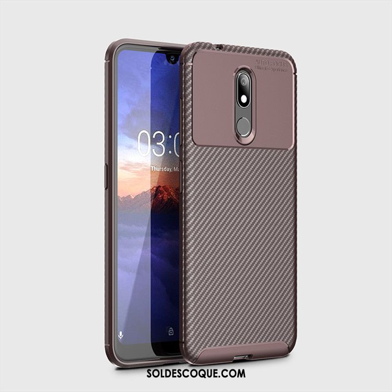 Coque Nokia 3.2 Délavé En Daim Antidérapant Fluide Doux Incassable Étui Soldes