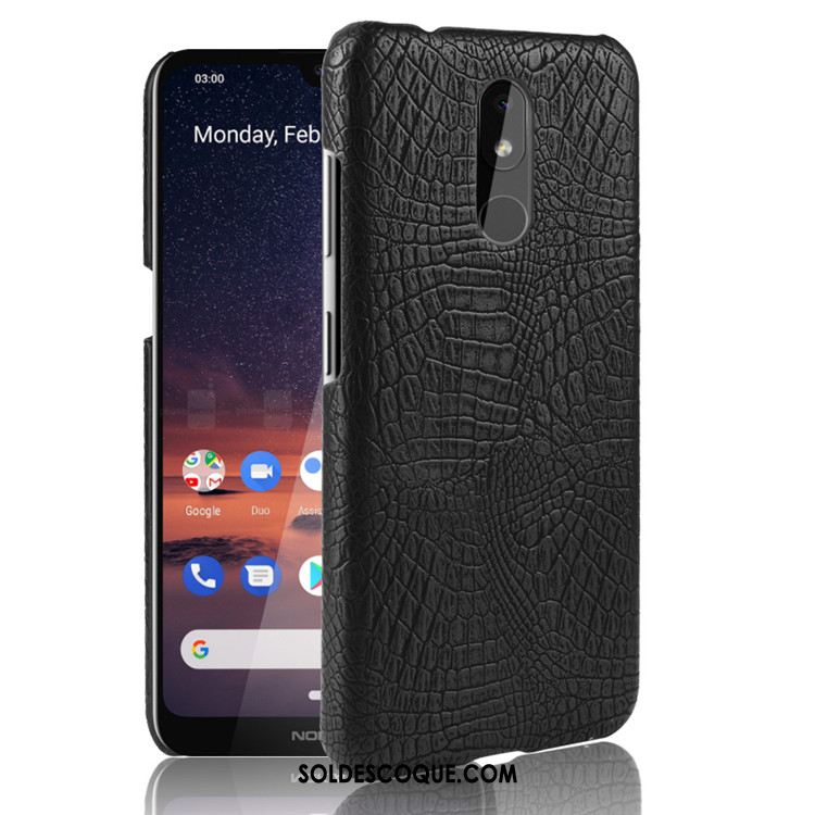 Coque Nokia 3.2 Qualité Difficile Téléphone Portable Étui Crocodile Modèle Pas Cher