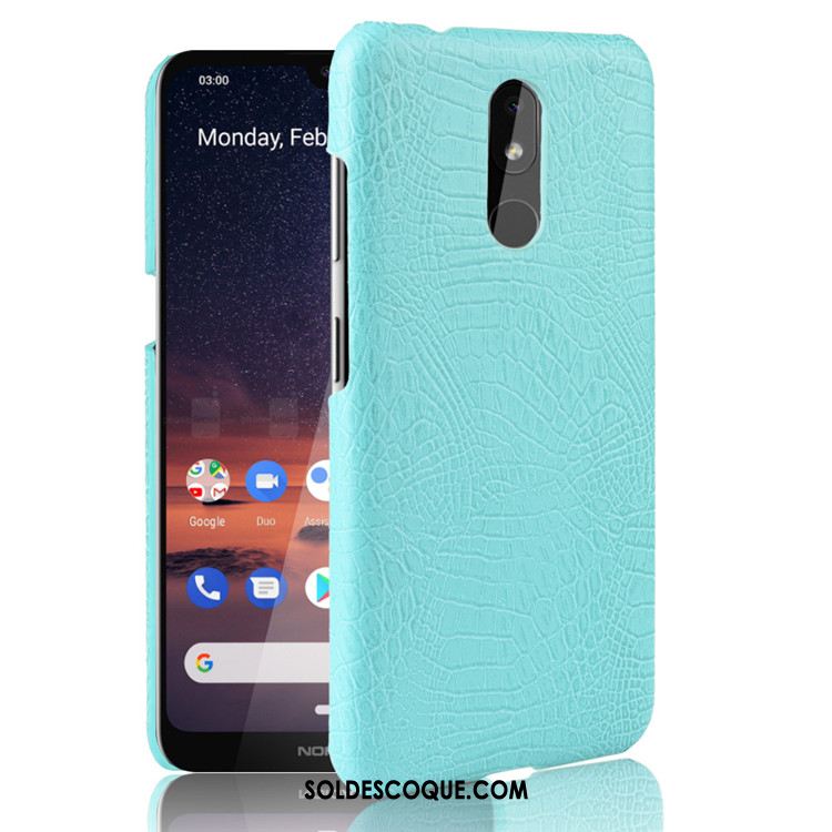 Coque Nokia 3.2 Qualité Difficile Téléphone Portable Étui Crocodile Modèle Pas Cher