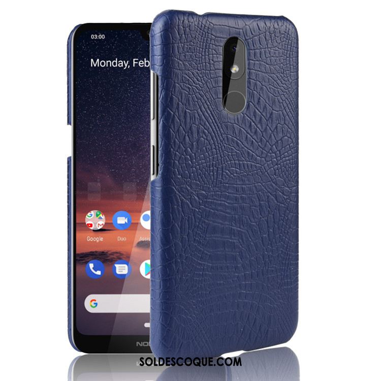 Coque Nokia 3.2 Qualité Difficile Téléphone Portable Étui Crocodile Modèle Pas Cher