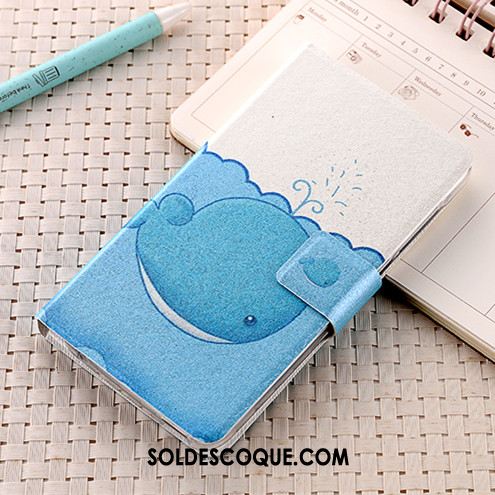 Coque Nokia 3.2 Tissu Fluide Doux Rose Carte Étui En Cuir En Vente