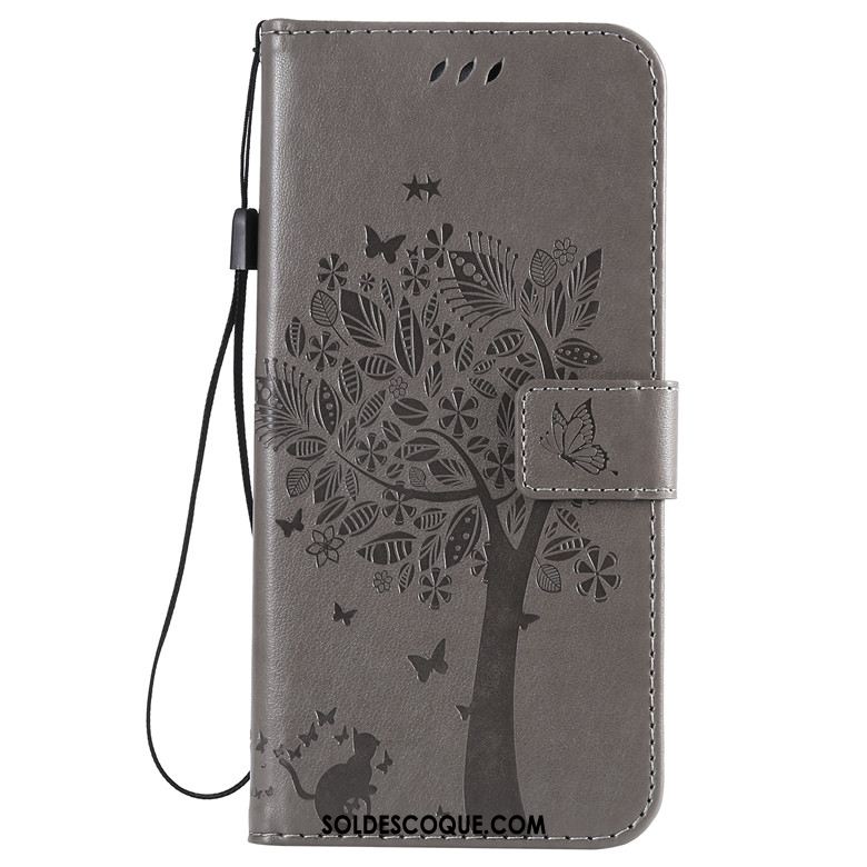 Coque Nokia 3.2 Étui En Cuir Silicone Fluide Doux Arbres Incassable Soldes