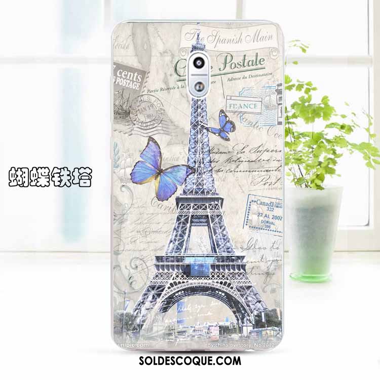 Coque Nokia 3 Bleu Fluide Doux Protection Tendance Téléphone Portable Pas Cher