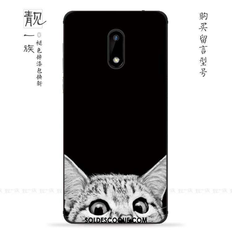 Coque Nokia 3 Chiens Blanc Chat Étui Téléphone Portable Soldes