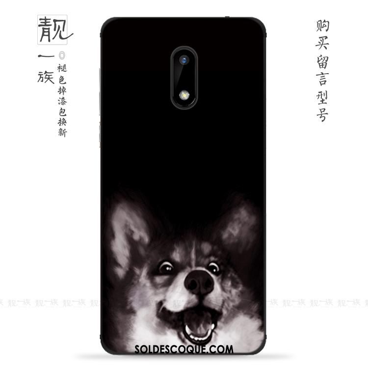 Coque Nokia 3 Chiens Blanc Chat Étui Téléphone Portable Soldes