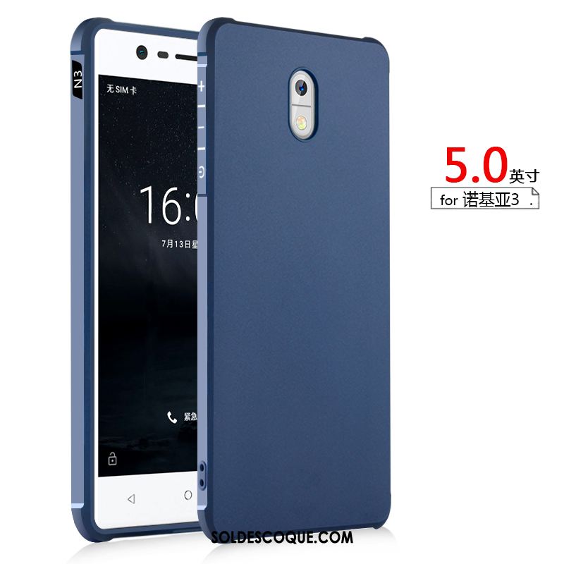 Coque Nokia 3 Protection Incassable Délavé En Daim Gris Tout Compris Soldes