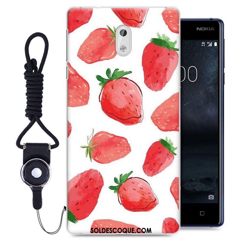 Coque Nokia 3 Rouge Fluide Doux Incassable Drôle Tout Compris En Vente