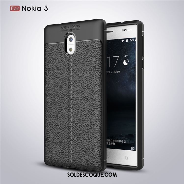 Coque Nokia 3 Silicone Protection Créatif Incassable Cuir Soldes