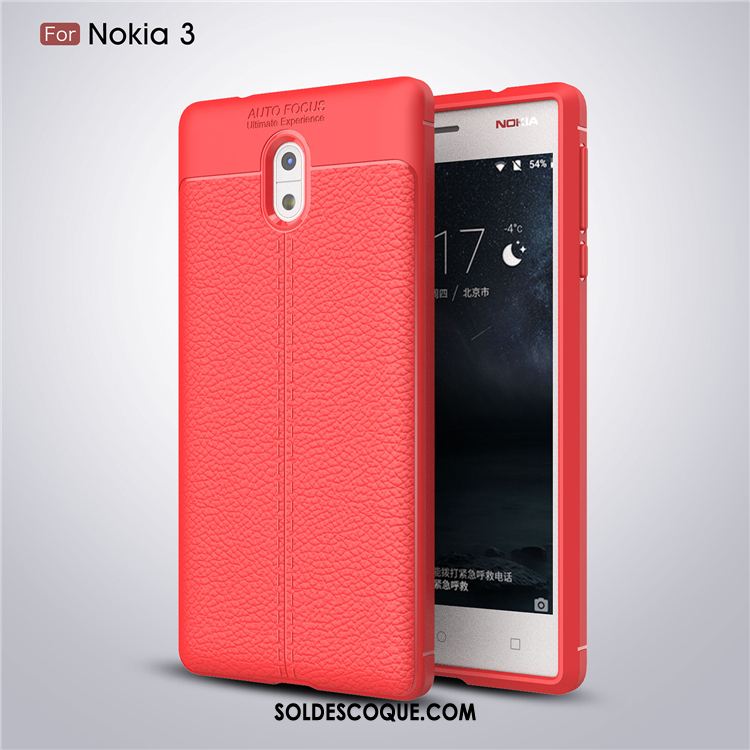 Coque Nokia 3 Silicone Protection Créatif Incassable Cuir Soldes
